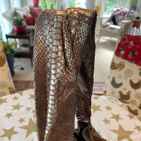 NAN metallic snakeskin hobo bag. PT - Picture 4 of 11